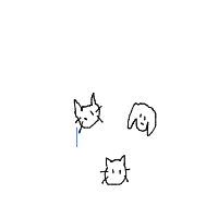 raining cats and dogs drawing by aamink7731 in Artbitrator