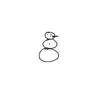 waving snowman drawing by guest-04bctdnjj in Artbitrator