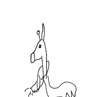 giraffe with scarf drawing by guest-7dg2yae01 in Artbitrator