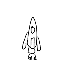 rocket ship drawing by guest-k128ne7af in Artbitrator