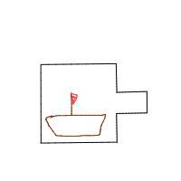 ship in bottle drawing by zhuy_01 in Artbitrator