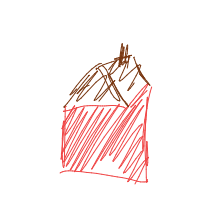 house with chimney drawing by guest-jvx092use in Artbitrator