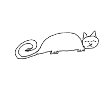 sleeping cat drawing by guest-bhy0u02sc in Artbitrator