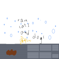 raining cats and dogs drawing by guest-ncv9lnbak in Artbitrator