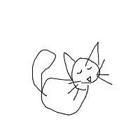 sleeping cat drawing by guest-q7b8c8c6t in Artbitrator