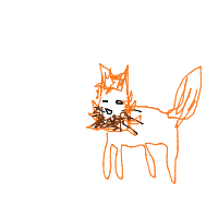 sneaky fox drawing by guest-q7b8c8c6t in Artbitrator