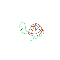 shy turtle drawing by guest-q7b8c8c6t in Artbitrator