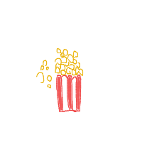 popcorn overflowing drawing by guest-ukbygnavy in Artbitrator