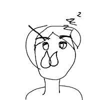 sleeping face drawing by guest-8op7egknd in Artbitrator