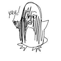 excited penguin drawing by guest-amohr73eb in Artbitrator