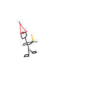 person falling over drawing by lian in Artbitrator