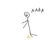 person falling over drawing by guest-e1ri236ug in Artbitrator