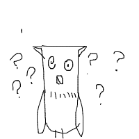 confused owl drawing by anapulapula in Artbitrator