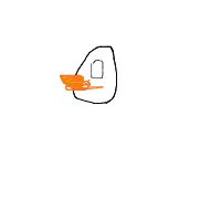 waving snowman drawing by anapulapula in Artbitrator