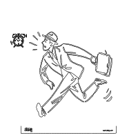 running late drawing by vanjura in Artbitrator