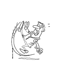 slip on banana peel drawing by vanjura in Artbitrator