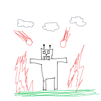 robot apocalypse drawing by danielcapanema1 in Artbitrator