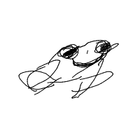 happy frog drawing by mateusbcb in Artbitrator