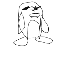 excited penguin drawing by mateusbcb in Artbitrator