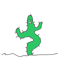 dancing cactus drawing by guest-ehbghhxwq in Artbitrator