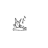 sleeping cat drawing by guest-ghc9a5rjx in Artbitrator