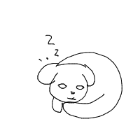 sleepy dog drawing by guest-w6s8c4x3h in Artbitrator