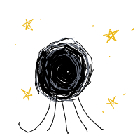 black hole drawing by _acidflowers in Artbitrator