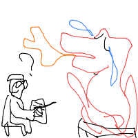 dragon in therapy drawing by guest-dkdgz4nke in Artbitrator