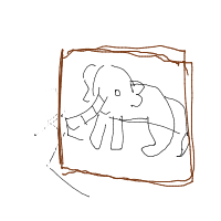 elephant in room drawing by guest-cih8tob6s in Artbitrator