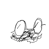 rock with sunglasses drawing by guest-u9b5if4e8 in Artbitrator