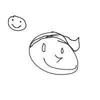 happy face drawing by whites0ra in Artbitrator