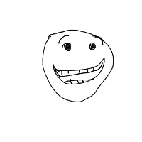 laughing drawing by whites0ra in Artbitrator