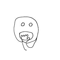 yawning drawing by whites0ra in Artbitrator