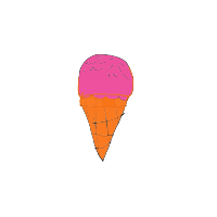 ice cream cone drawing by whites0ra in Artbitrator