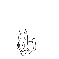 sleeping cat drawing by guest-nd5segrji in Artbitrator