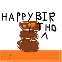 birthday cake drawing by guest-mcpbajyc4 in Artbitrator