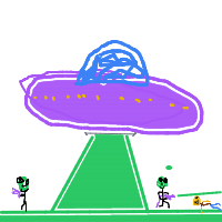 alien invasion drawing by guest-gzq44yr67 in Artbitrator