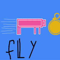 when pigs fly drawing by guest-v8pbawwns in Artbitrator