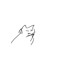 cat vs cucumber drawing by lucov in Artbitrator