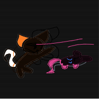 cat chasing mouse drawing by guest-6eyh2d2ec in Artbitrator