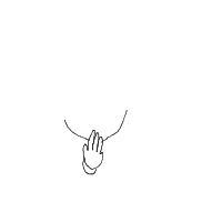 hand on chin drawing by johannaclydeeeee in Artbitrator