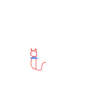 cat with tie drawing by guest-ft0yevefn in Artbitrator