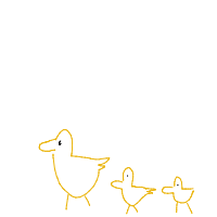 duck leading ducklings drawing by guest-omgo6mo3w in Artbitrator