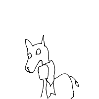 giraffe with scarf drawing by guest-m1hns8dmm in Artbitrator