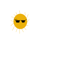 sun wearing sunglasses drawing by ronan in Artbitrator