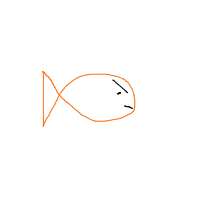 grumpy fish drawing by blakemorgannn in Artbitrator