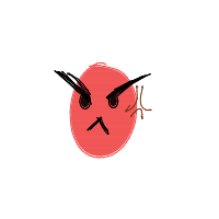 angry face drawing by guest-towbznoii in Artbitrator