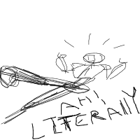 break a leg drawing by guest-513216xtc in Artbitrator