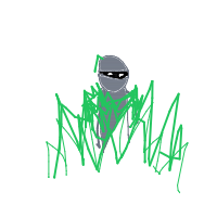 ninja hiding poorly drawing by guest-w9iefwv8n in Artbitrator