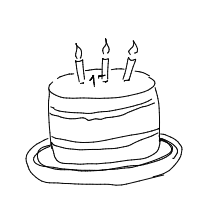 birthday cake drawing by guest-vj18shtr2 in Artbitrator